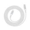 KABEL USB C LIGHTNING 1.5M SZYBKIE ŁADOWANIE, MFi, Biały, Oplot, Crong