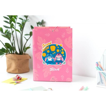 Disney Stitch - Mappe / Ordner mit A4-Radiergummi (24 x 34 cm)