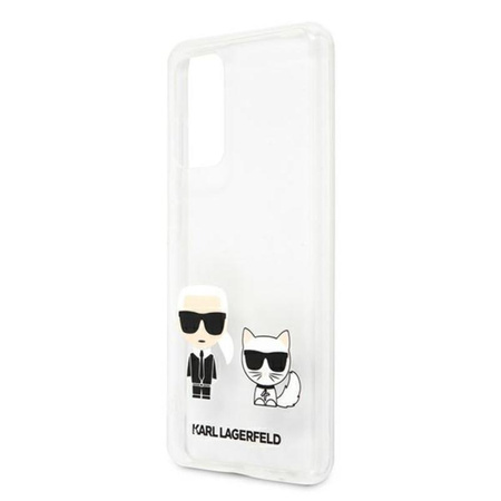 Karl Lagerfeld Ikonik & Choupette - Pouzdro Samsumg Galaxy A52 / A52S (průhledné)