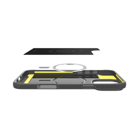 Spigen Rugged Armor MagSafe - Étui pour iPhone 16 Pro (Gris)