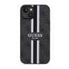 Guess 4G Printed Stripes MagSafe - Case for iPhone 14 Plus (Black)