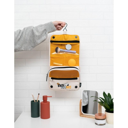 Snoopy - Travel cosmetic bag with hanging handle