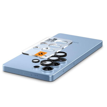 Spigen Optik Pro GLAS.TR EZ Fit Camera Protector 2-Pack - Linsenschutz für Samsung Galaxy S25 Ultra (2 Stück) (Black)