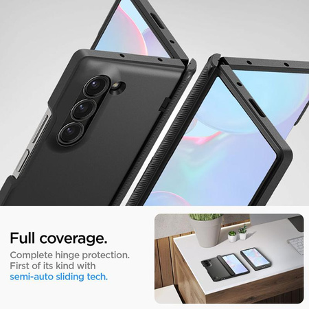 Spigen Slim Armor Pro - Etui pour Samsung Galaxy Z Fold 6 (Noir)