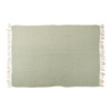 Arti Casa - Diamond Pattern Cotton Blanket 130x170 cm (Green / White)