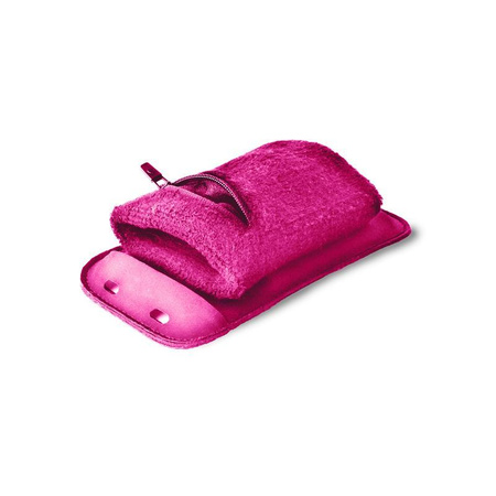 PURO Running Band - Universelles Laufarmband für Smartphones bis 4,3" + Schlüsseltasche (pink)