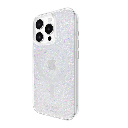Kate Spade New York étui protecteur MagSafe pour iPhone 16 Pro (Chunky Glitter)