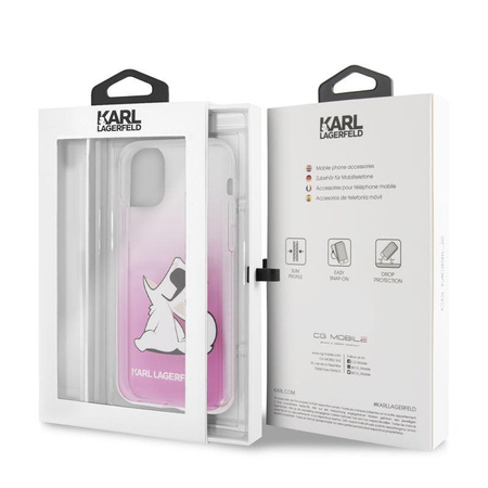 Karl Lagerfeld Choupette Fun napszemüveg - iPhone 11 tok (rózsaszín)