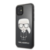 Karl Lagerfeld Double Layer Glitter Iconic - iPhone 11 Case (black)