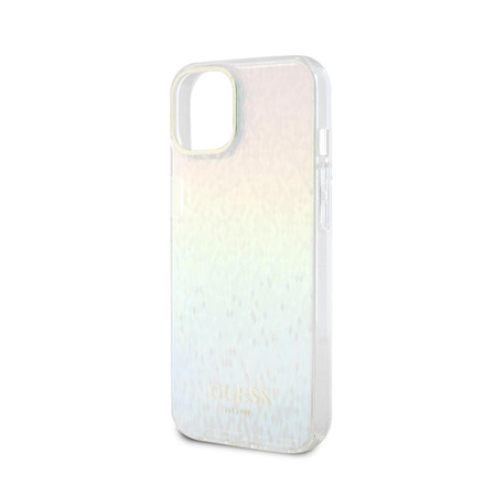 Guess IML Faceted Mirror Disco Iridescent - Schutzhülle für iPhone 15 (Iridescent)