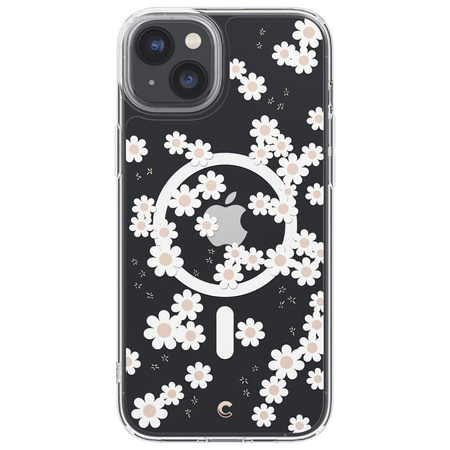 Spigen Cyrill Cecile MagSafe - Case for iPhone 14 (White Daisy)