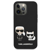 Karl Lagerfeld Slilicone Karl & Choupette - Coque iPhone 13 Pro Max (noir)