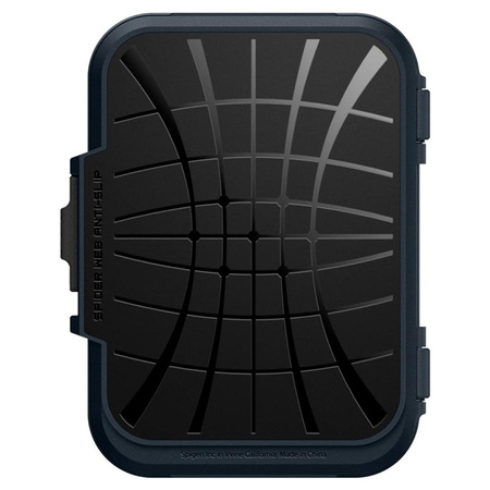 Spigen Lock Fit MagSafe - Magnetische Brieftasche (Metall Schiefer)