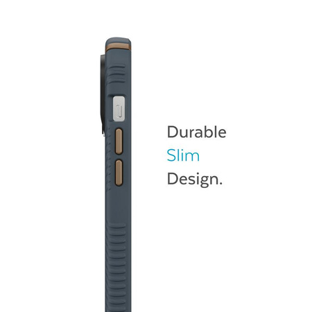Speck Presidio2 Grip - Antypoślizgowe etui iPhone 14 Pro Max (Charcoal / Cool Bronze / Slate)
