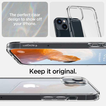 Spigen Ultra Hybrid - Hülle für iPhone 15 Plus / iPhone 14 Plus (Transparent)