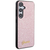 Guess Glitter Flakes Metal Logo Case - Etui Samsung Galaxy S24 (różowy)