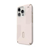 Speck Presidio2 Grip ClickLock & MagSafe - iPhone 16 Pro Tasche (Gebleichter Knochen / Erbstück Gold / Haselnussbraun)