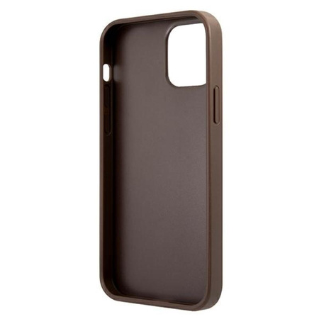 Guess 4G Printed Stripe - iPhone 12 Pro Max Tasche (braun)