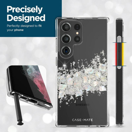 Case-Mate Karat - Étui Samsung Galaxy S23 Ultra décoré de nacre (A Touch of Pearl)