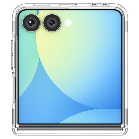 Spigen Ultra Hybrid Pro Mag MagSafe – Hülle für Samsung Galaxy Z Flip 7 (Klar/Weiß)