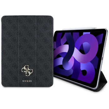 Guess Magnetic 4G Big Logo - Etui iPad Air 11” M3 (2025) / iPad Air 11” M2 (2024) (czarny)