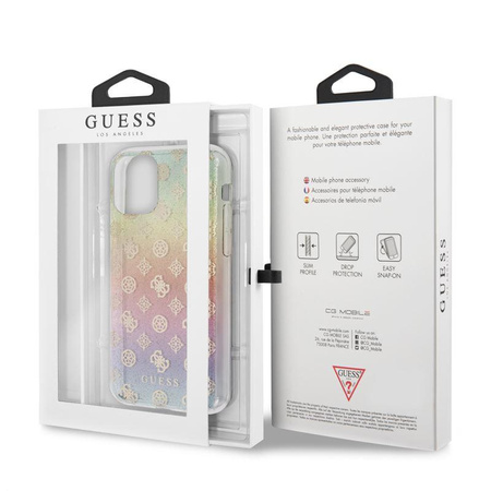 Guess 4G Peony Iridescent - Etui iPhone 11 (tęczowy)
