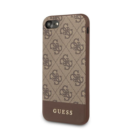 Guess 4G Bottom Stripe Collection - iPhone SE 2020 / 8 / 7 tok (barna)