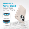 Speck Presidio2 Grip - iPhone 15 Pro Tasche (Gebleichter Knochen / Erbstück Gold / Haselnussbraun)