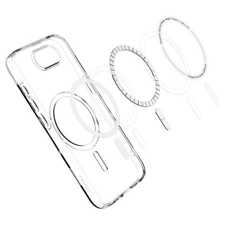 Spigen Liquid Crystal MagSafe - étui pour iPhone 16e (transparent)