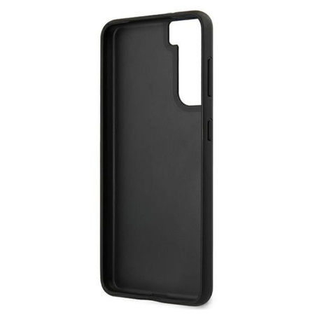 Karl Lagerfeld Saffiano Karl & Choupette Heads - Étui pour Samsung Galaxy S21+ (argent)