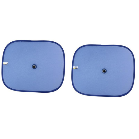 Dunlop - Pare-soleil pour vitres latérales de voiture 36x44 cm 2 pcs. (bleu) 