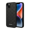 Karl Lagerfeld Saffiano Mono Metall Logo - Hülle für iPhone 14 Plus (Schwarz)