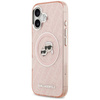 ETUI DO IPHONE 17 do MAGSAFE KARL LAGERFELD ORYGINALNE RÓŻOWE MODNE CASE