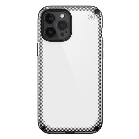Speck Presidio2 Armor Cloud - iPhone 12 Pro Max Case with MICROBAN Coating (Clear/Black)