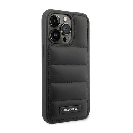 Karl Lagerfeld Puffy Elongated Logo - iPhone 14 Pro Max tok (fekete)
