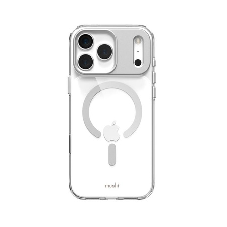 Moshi iGlaze MagSafe - Pouzdro iPhone 17 Pro Max (Luna Silver)