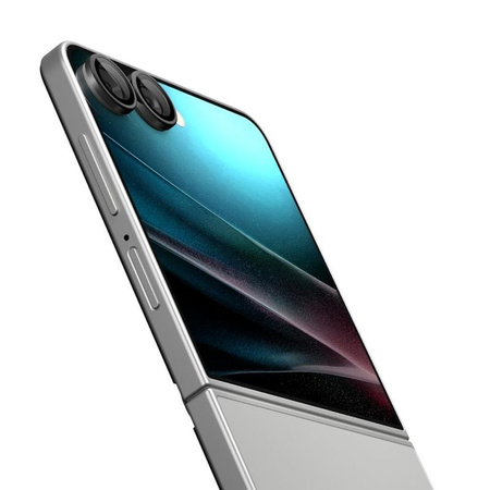 Spigen Optik Pro HD GLAS.TR EZ Fit Camera Protector 2er-Pack - Objektivschutzglas für Samsung Galaxy Z Flip 7 (Schwarz)
