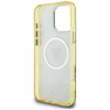 Guess IML Metal Glitter 4G Circle Triangle MagSafe - Case for iPhone 16 Pro Max (brown)