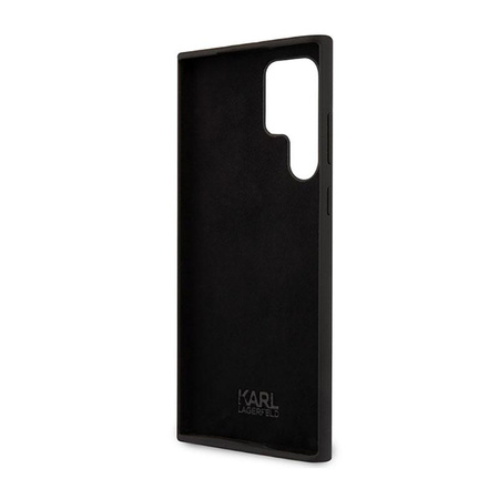 Karl Lagerfeld szilikon NFT Choupette - Samsung Galaxy S23 Ultra tok (fekete)