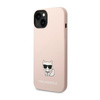 Karl Lagerfeld Choupette Body - Hülle für iPhone 14 Plus (Hellrosa)