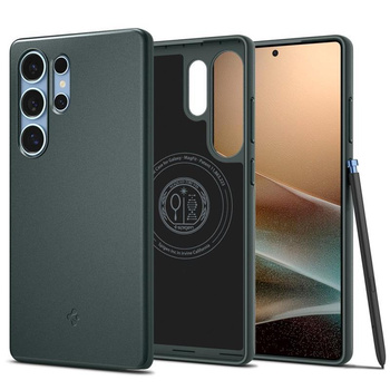 Spigen Thin Fit MagSafe - Gehäuse für Samsung Galaxy S25 Ultra (Abyss Grün)