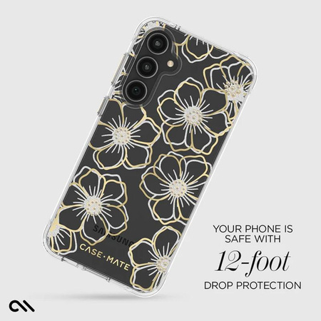 Case-Mate Floral Gems - Tasche Samsung Galaxy S23 FE 5G (Gold)