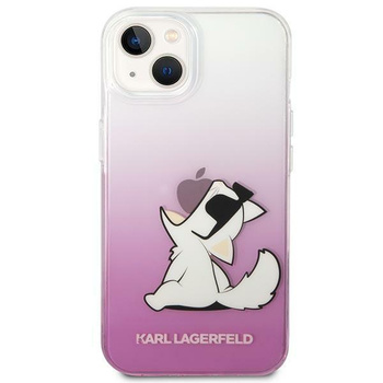 Karl Lagerfeld Choupette Fun napszemüveg - iPhone 14 Plus tok (rózsaszín)