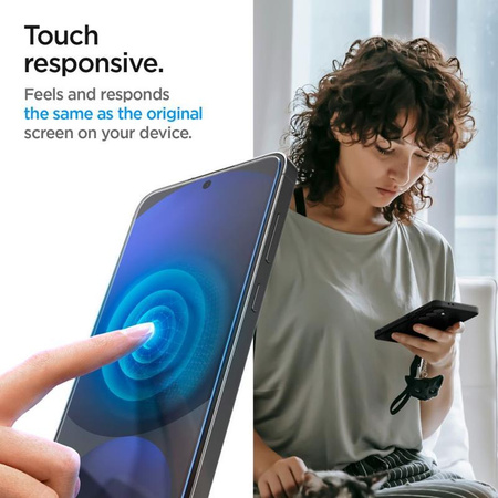 Spigen GLAS.TR EZ FIT 2-Pack - Verre trempé pour Samsung Galaxy A56 5G / S24 FE (2 pièces)