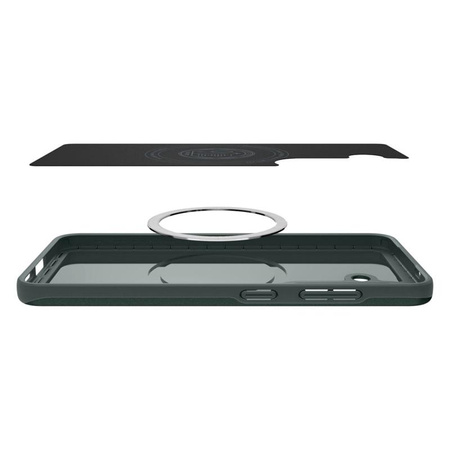 Spigen Thin Fit MagSafe - tok Samsung Galaxy S25 (Abyss zöld)
