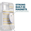 Case-Mate Pearl Stripes MagSafe - iPhone 14 Pro Max case decorated with mother-of-pearl (Pearl Stripes)