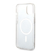 Guess Bundle Pack MagSafe 4G - Pouzdro MagSafe pro iPhone 14 + sada nabíječky (hnědá/zlatá)