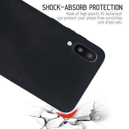 Crong Smooth Skin - Samsung Galaxy A10 Case (black)