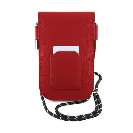 Hello Kitty Leder Versteck Kitty Cord - Crossbody Handytasche (rot)