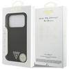 ETUI DO IPHONE 17 PRO do MAGSAFE GUESS CZARNE SILIKONOWE Z MIKROFIBRĄ CASE